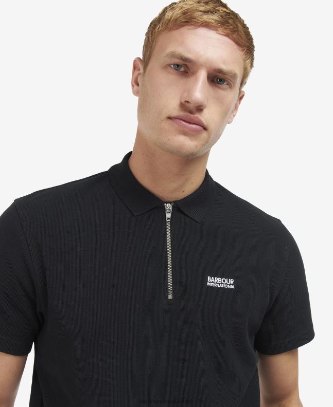 Barbour Clothing Men Forest Gauge Zip Polo Shirt 2BB2F665