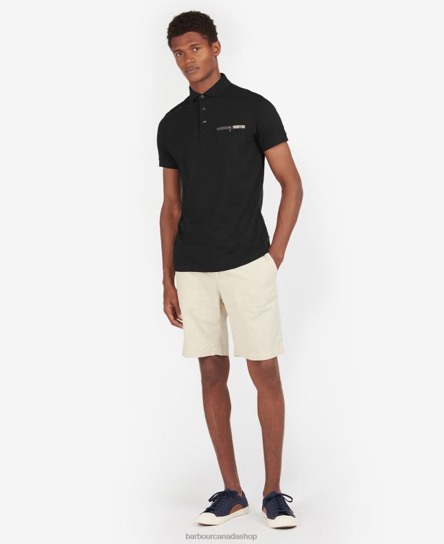 Barbour Clothing Men Grey Marl/Stone Corpatch Polo Shirt 2BB2F554