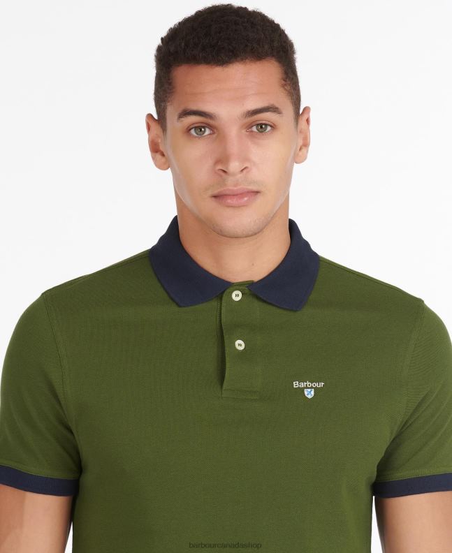 Barbour Clothing Men Heritage Blue Lynton Polo Shirt 2BB2F547