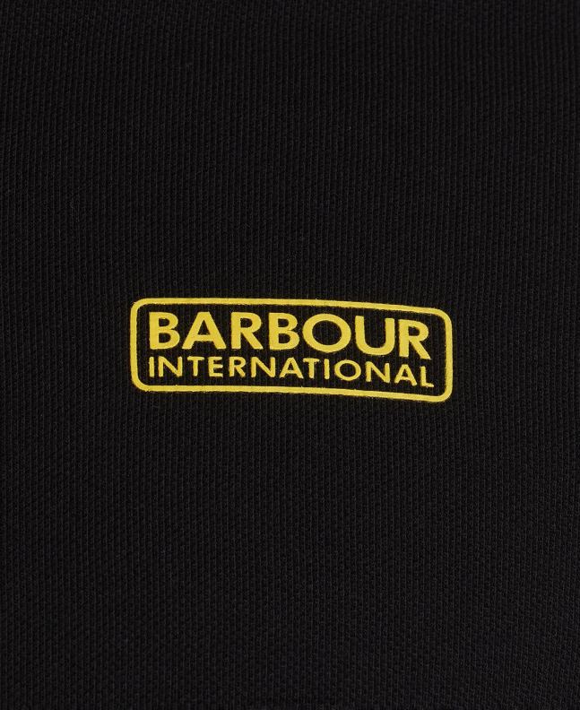 Barbour Clothing Men Mustard Bark International Essential Tipped Poloshirt 2BB2F623