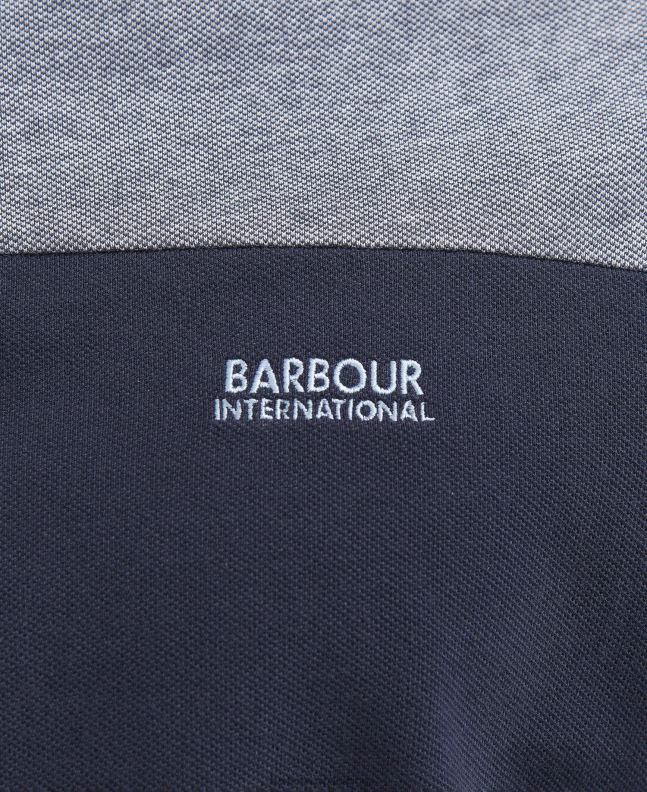 Barbour Clothing Men Night Sky Morse Polo Shirt 2BB2F700