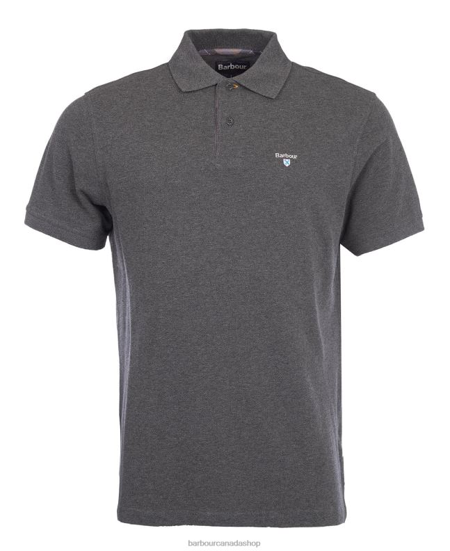 Barbour Clothing Men Night Sky/Olive Night Tartan Poloshirt Pique 2BB2F545