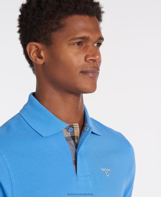 Barbour Clothing Men Racing Green Tartan Pique Polo Shirt 2BB2F598