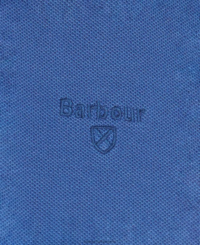 Barbour Clothing Men Sky Washed Sports Polo Shirt 2BB2F564
