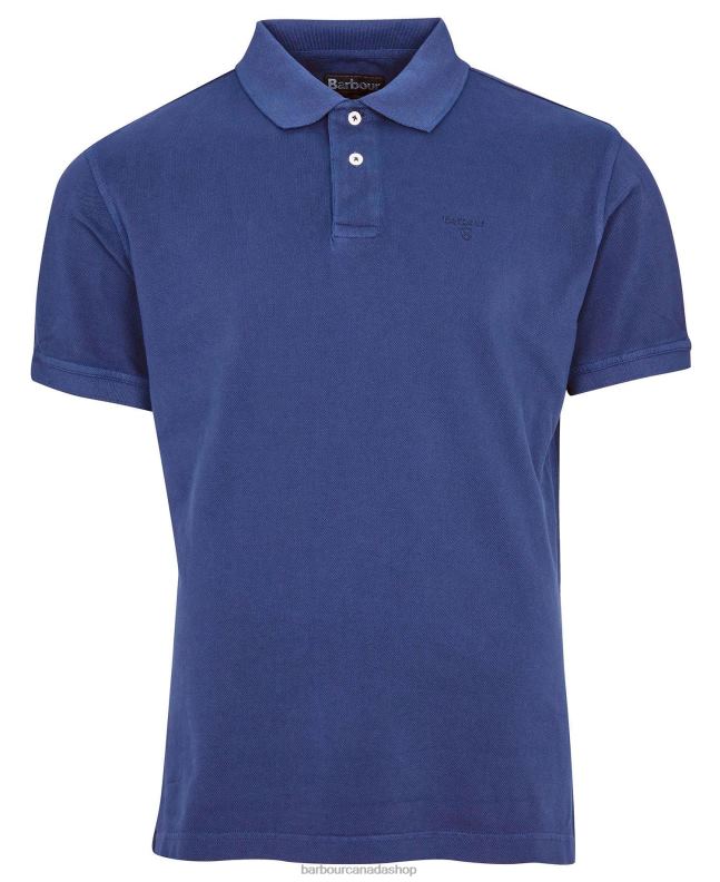 Barbour Clothing Men Sky Washed Sports Polo Shirt 2BB2F589