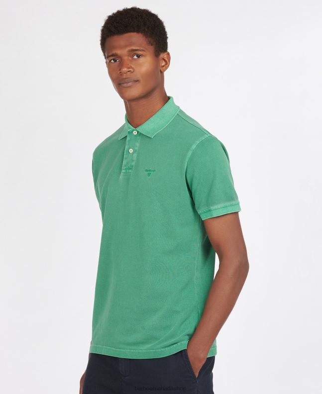 Barbour Clothing Men Sky Washed Sports Polo Shirt 2BB2F592