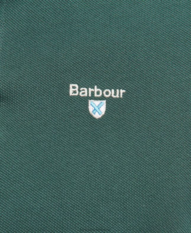 Barbour Clothing Men Washed Stone Tartan Pique Polo Shirt 2BB2F613