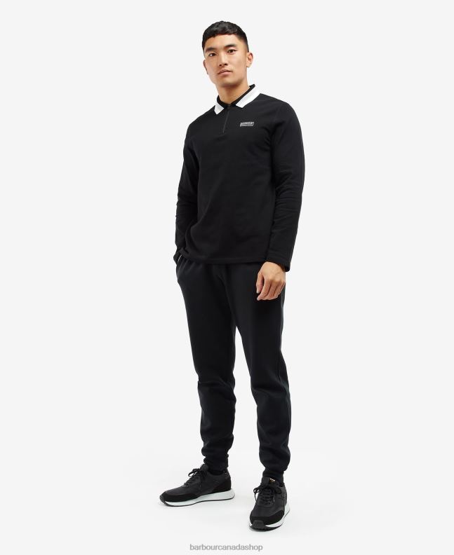 Barbour Clothing Men White Adisham Long Sleeve Polo Shirt 2BB2F681