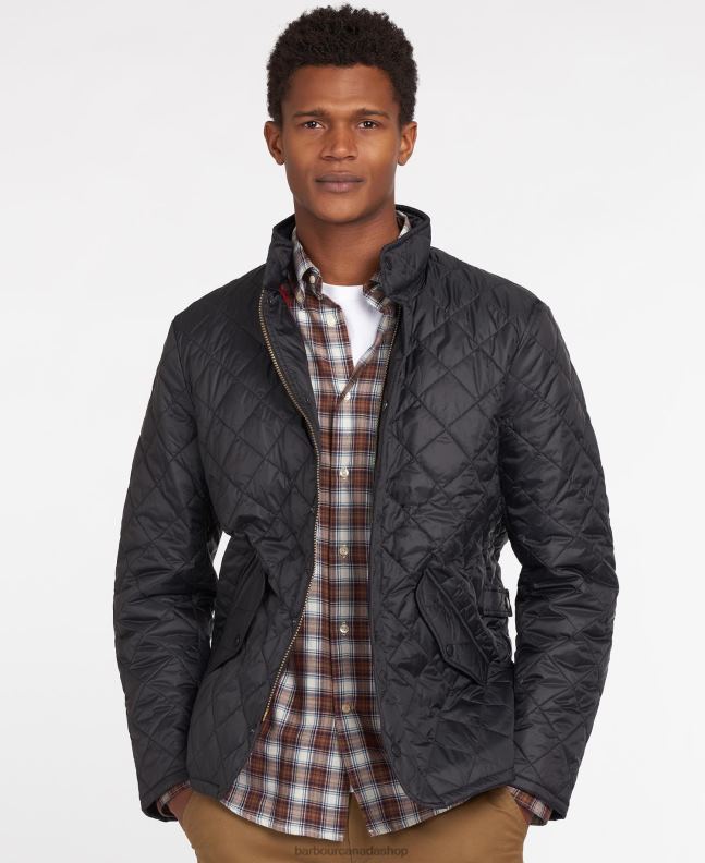Barbour Clothing Men Black Flyweight Chelsea Quilted Jacket 2BB2F105