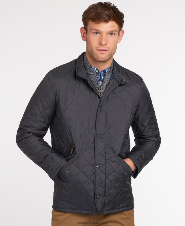 Barbour Clothing Men Black Flyweight Chelsea Quilted Jacket 2BB2F85
