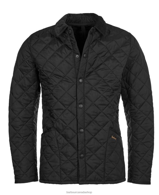 Barbour Clothing Men Black Heritage Liddesdale Quilted Jacket 2BB2F98