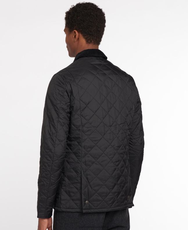 Barbour Clothing Men Black Heritage Liddesdale Quilted Jacket 2BB2F98