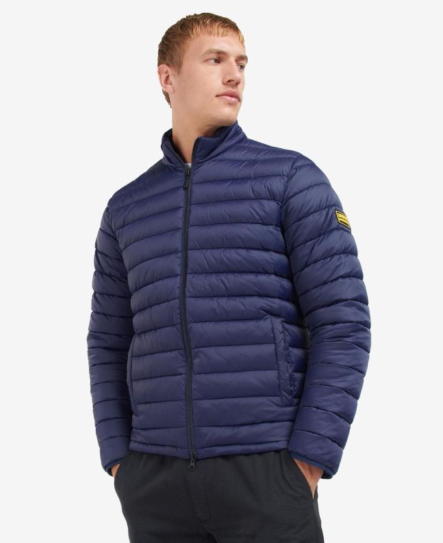 Barbour Clothing Men Black Racer Impeller Quilted Jacket 2BB2F151