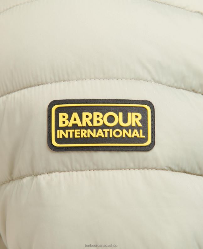 Barbour Clothing Men Black Racer Ouston Hooded Quilted Jacket 2BB2F147