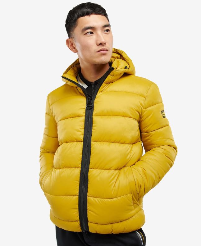 Barbour Clothing Men Charcoal Legacy Bobber Quilted Jacket 2BB2F168