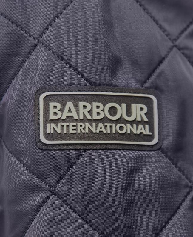 Barbour Clothing Men Charcoal Tourer Ariel Polar Quilted Jacket 2BB2F120