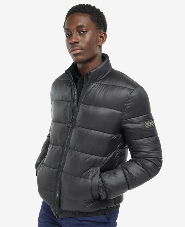 Barbour Clothing Men Classic Black Elwin Quilted Jacket 2BB2F134