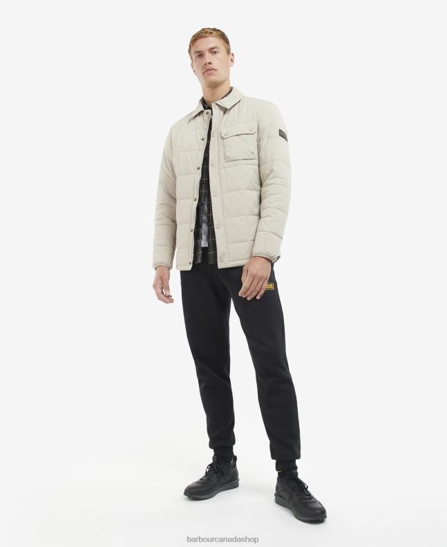 Barbour Clothing Men Classic Black Touring Quilted Shirt Jacket 2BB2F135