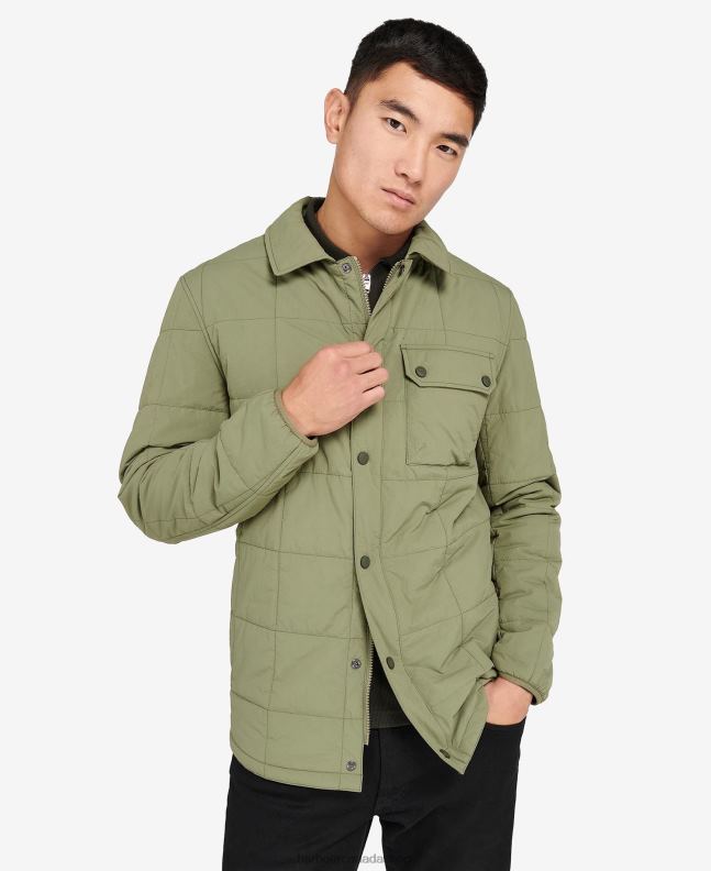 Barbour Clothing Men Classic Black Touring Quilted Shirt Jacket 2BB2F141