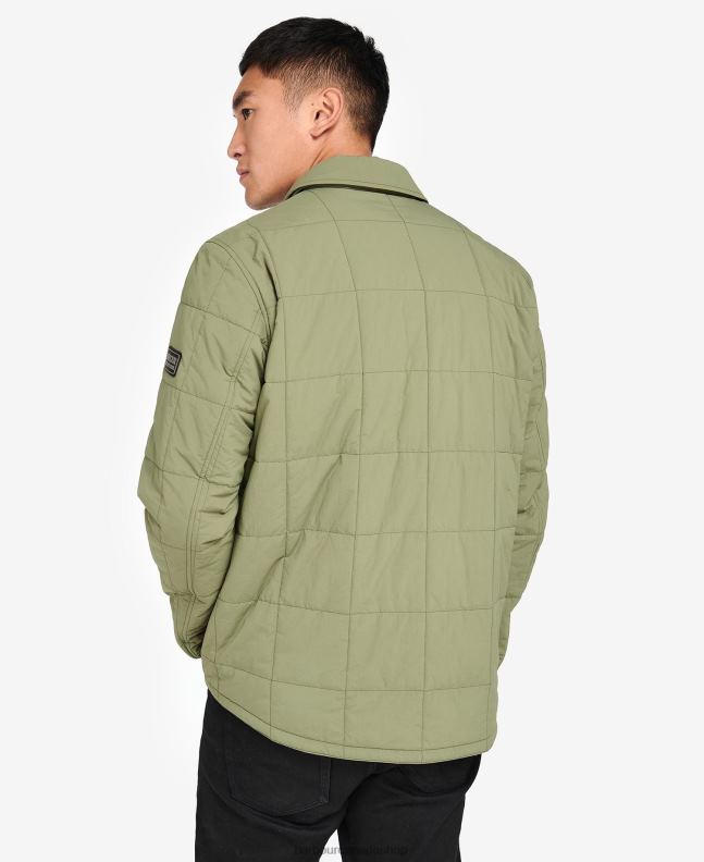 Barbour Clothing Men Classic Black Touring Quilted Shirt Jacket 2BB2F141
