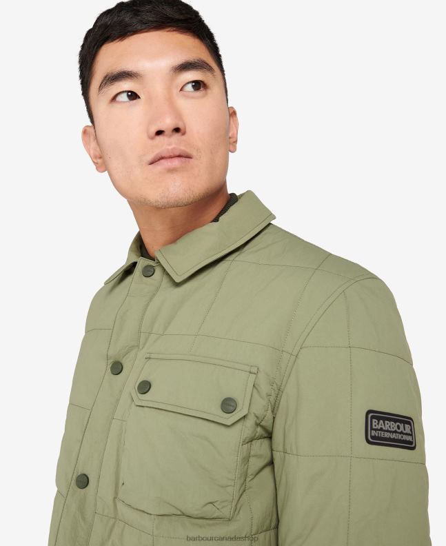 Barbour Clothing Men Classic Black Touring Quilted Shirt Jacket 2BB2F141