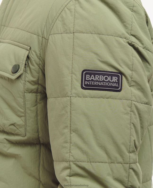 Barbour Clothing Men Classic Black Touring Quilted Shirt Jacket 2BB2F141