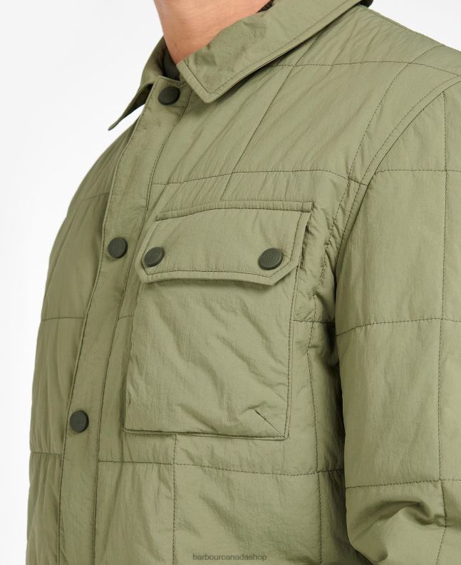 Barbour Clothing Men Classic Black Touring Quilted Shirt Jacket 2BB2F141