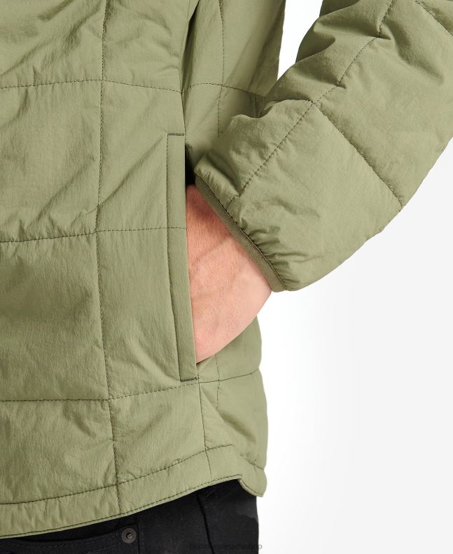 Barbour Clothing Men Classic Black Touring Quilted Shirt Jacket 2BB2F141