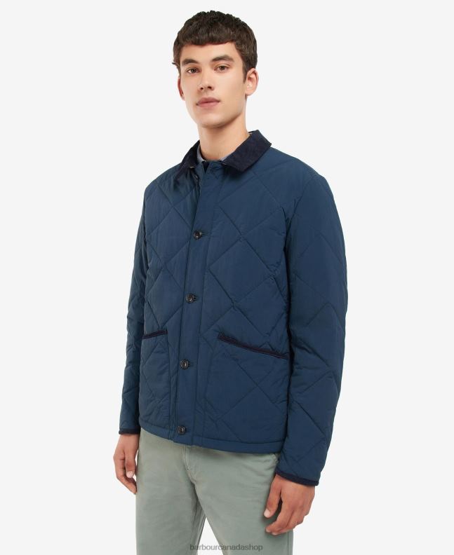 Barbour Clothing Men Classic Navy Colindale Quilted Jacket 2BB2F138