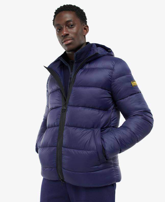 Barbour Clothing Men Concrete Legacy Bobber Quilted Jacket 2BB2F125