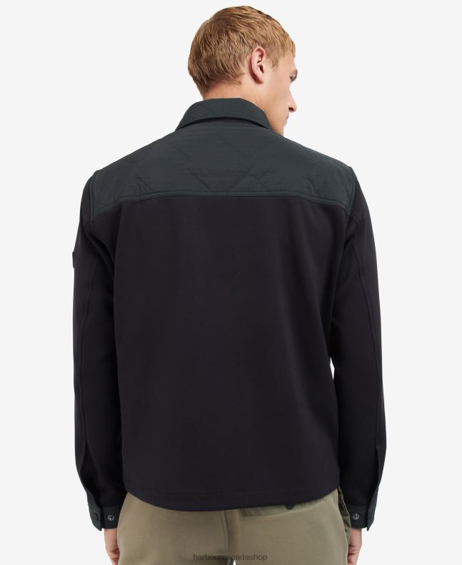 Barbour Clothing Men Dark Mushroom Bradley Quilted Shirt Jacket 2BB2F132