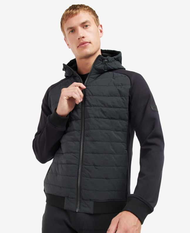 Barbour Clothing Men Dark Mushroom Bromley Quilted Sweatshirt 2BB2F137