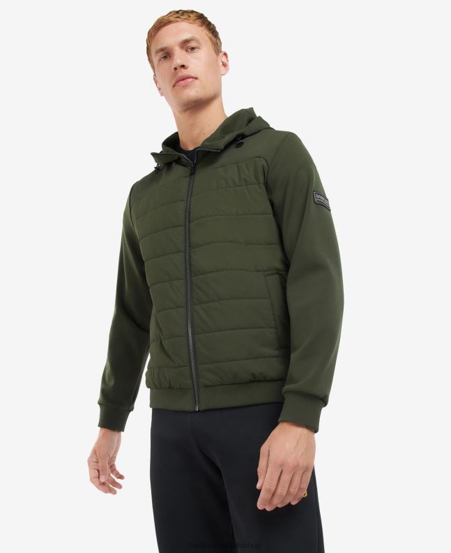 Barbour Clothing Men Forest Kick Quilted Sweatshirt 2BB2F145