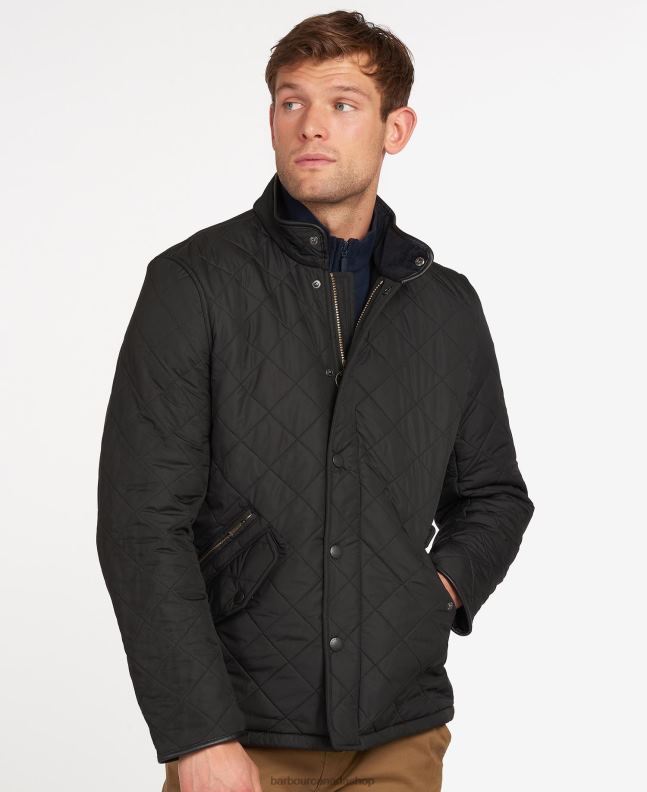 Barbour Clothing Men Navy Powell Quilted Jacket 2BB2F76