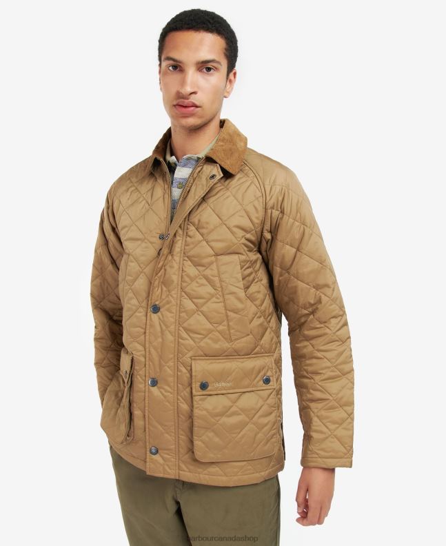 Barbour Clothing Men Olive Ashby Quilted Jacket 2BB2F148