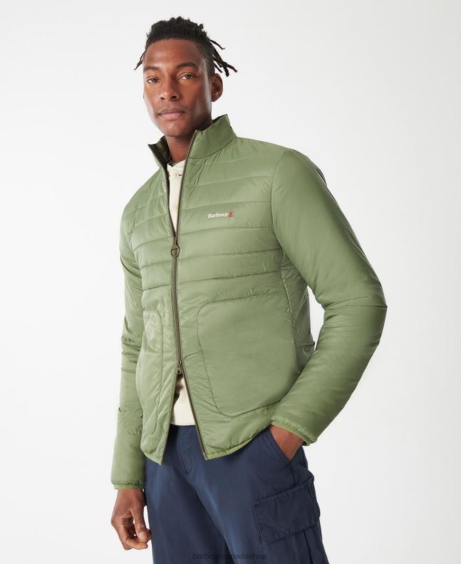 Barbour Clothing Men Olivine Summer Baffle Quilted Jacket 2BB2F88