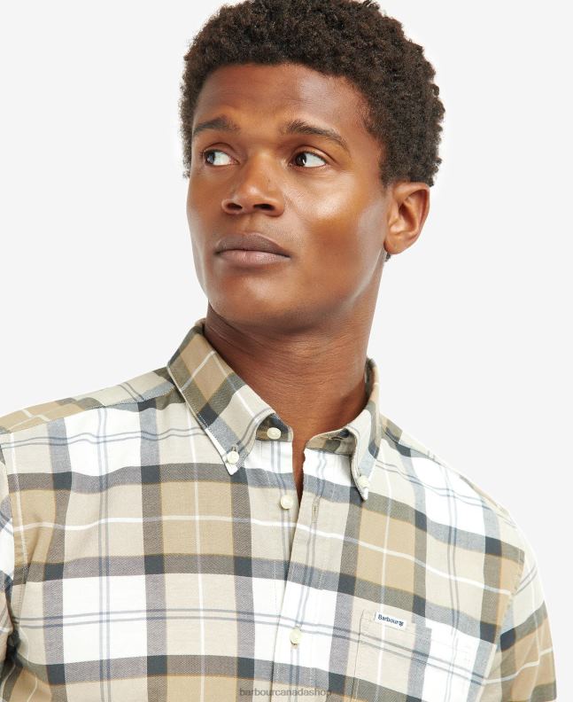 Barbour Clothing Men Amble Sand Tartan Lewis Tailored Shirt 2BB2F416