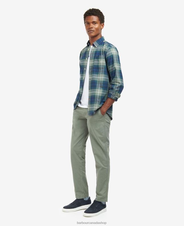 Barbour Clothing Men Amble Sand Tartan Lewis Tailored Shirt 2BB2F417