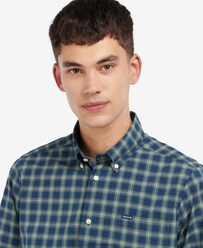 Barbour Clothing Men Amble Sand Tartan Lomond Tailored Shirt 2BB2F339