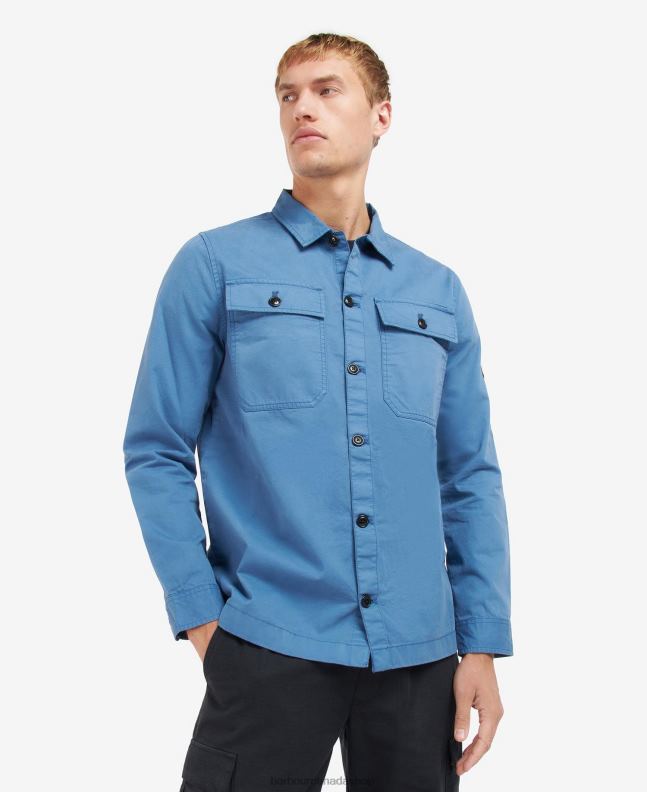 Barbour Clothing Men Blue Horizon Adey Overshirt 2BB2F439