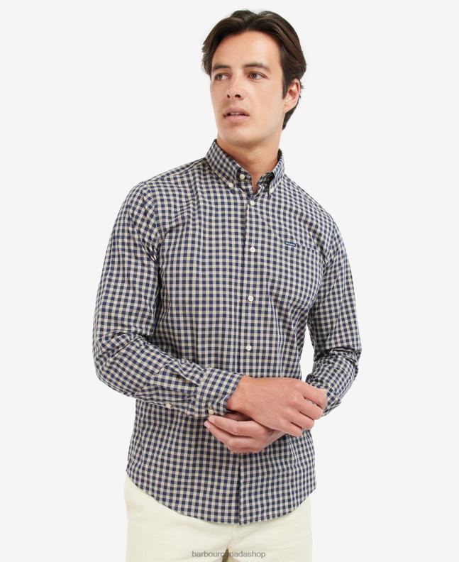 Barbour Clothing Men Blue Merryton Tailored Shirt 2BB2F527
