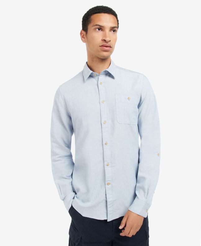 Barbour Clothing Men Chambray Ruthwell Tailored Shirt 2BB2F513