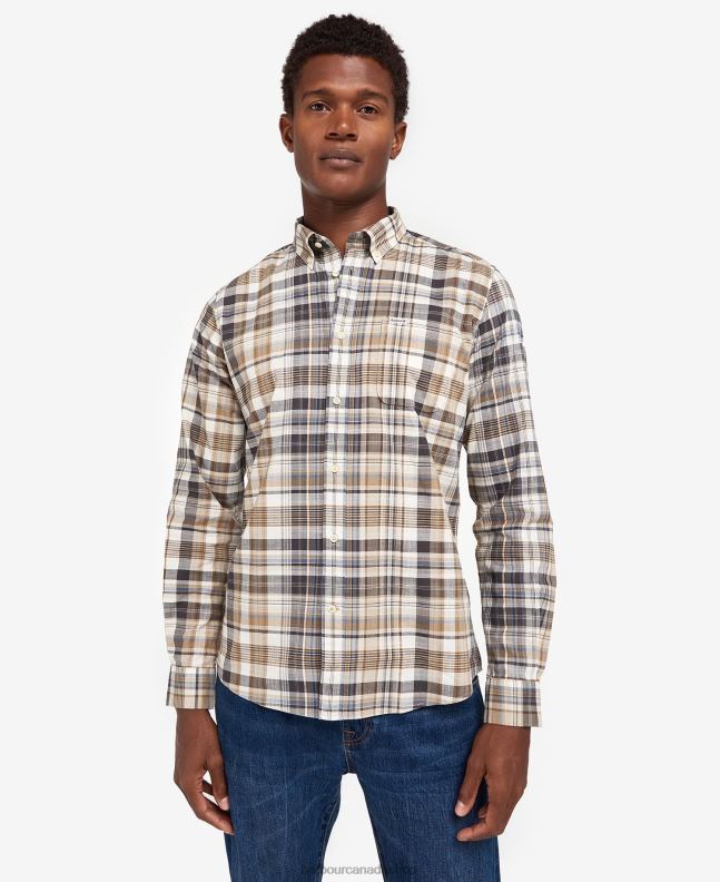 Barbour Clothing Men Classic Blue Seacove Tailored Shirt 2BB2F430