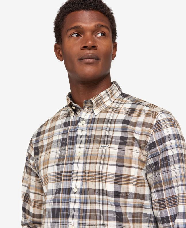 Barbour Clothing Men Classic Blue Seacove Tailored Shirt 2BB2F430