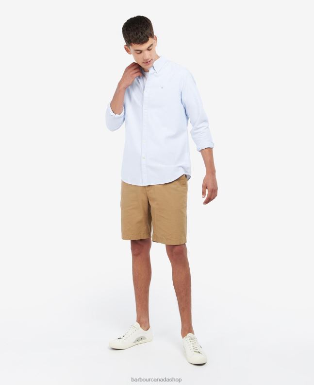 Barbour Clothing Men Classic Pink Striped Oxford Tailored Shirt 2BB2F453