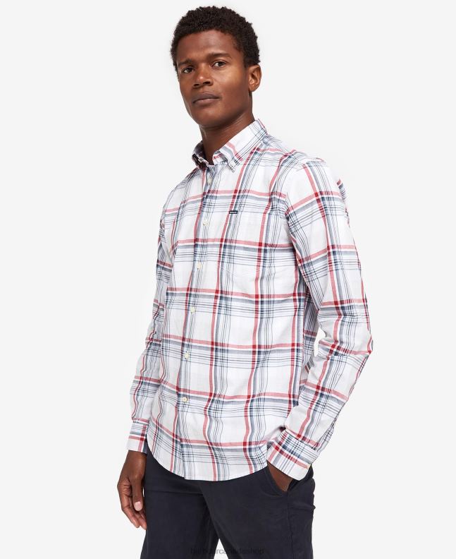 Barbour Clothing Men Classic Red Sunhill Tailored Shirt 2BB2F418