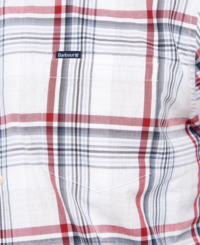 Barbour Clothing Men Classic Red Sunhill Tailored Shirt 2BB2F418