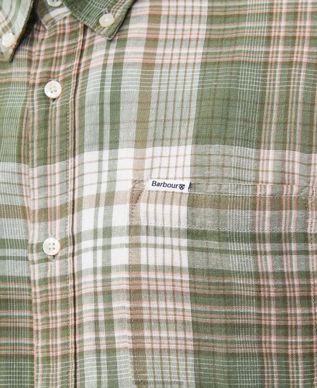 Barbour Clothing Men Classic White Ellerburn Tailored Shirt 2BB2F404