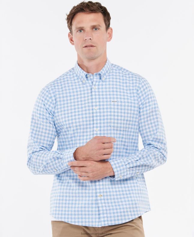 Barbour Clothing Men Green Kane Tailored Shirt 2BB2F375