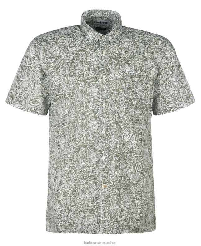 Barbour Clothing Men Inky Blue Braithwaite Short Sleeve Summer Shirt 2BB2F503